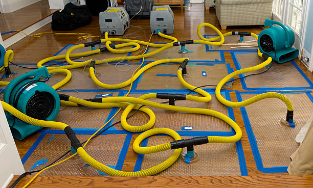 Professional Storm Water Damage Restoration technician working in Hampstead, NC